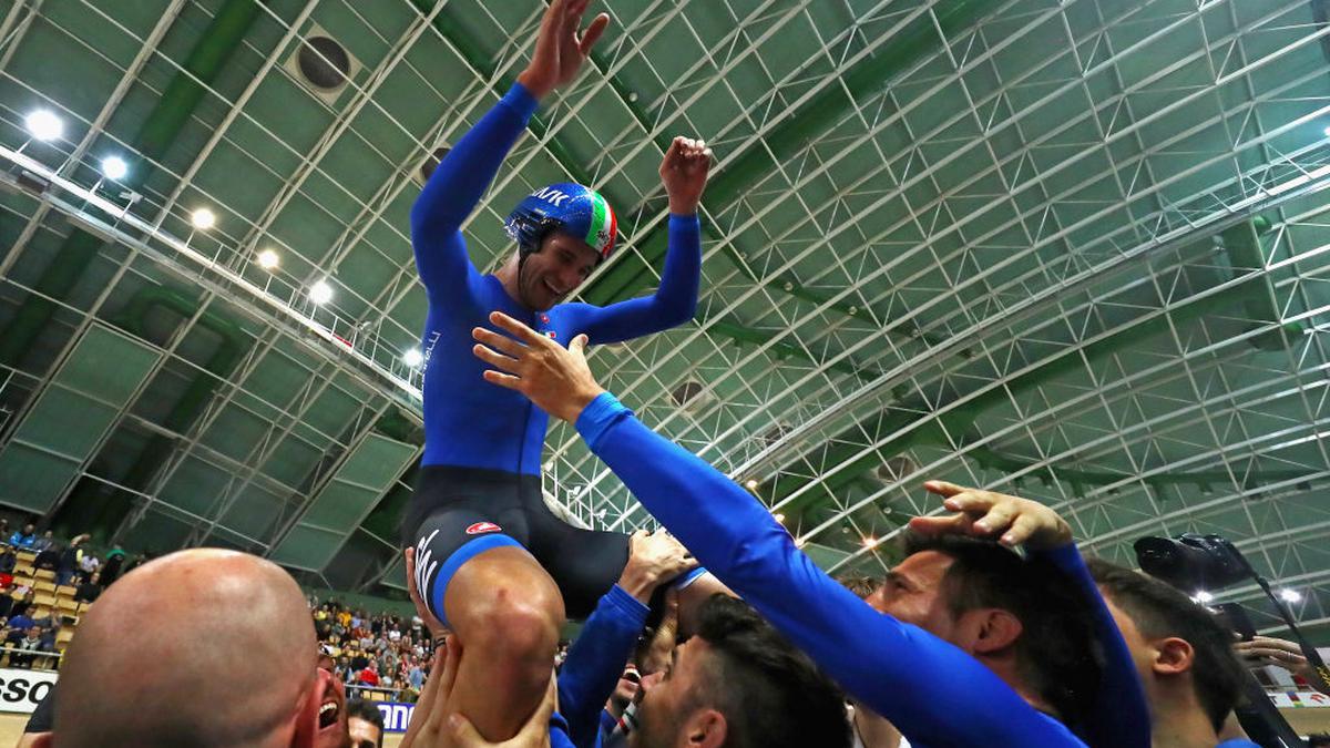 Italy S Ganna Sets New Men S Individual Pursuit World Record Sportstar