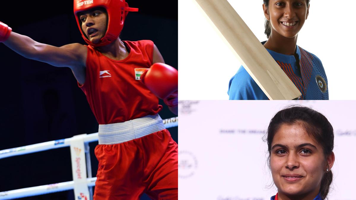 Sportstar Aces Awards: Best Young Athlete (Girls) nominees: Manu Bhaker, Jemimah Rodrigues, and Nitu