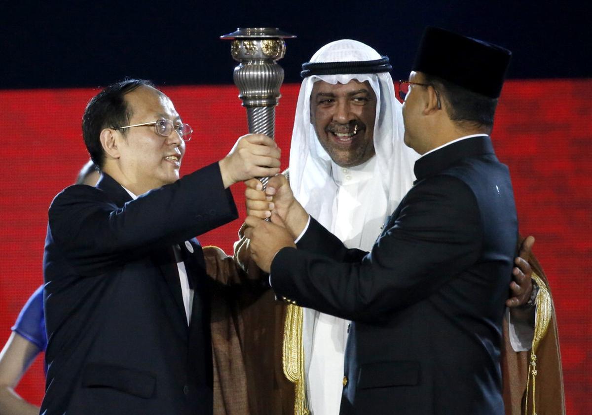 In pictures: Asian Games closing ceremony