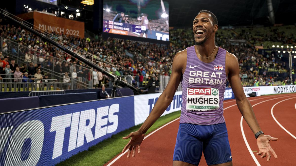 Hughes breaks 30-year-old British 100m record with ‘dream’ run