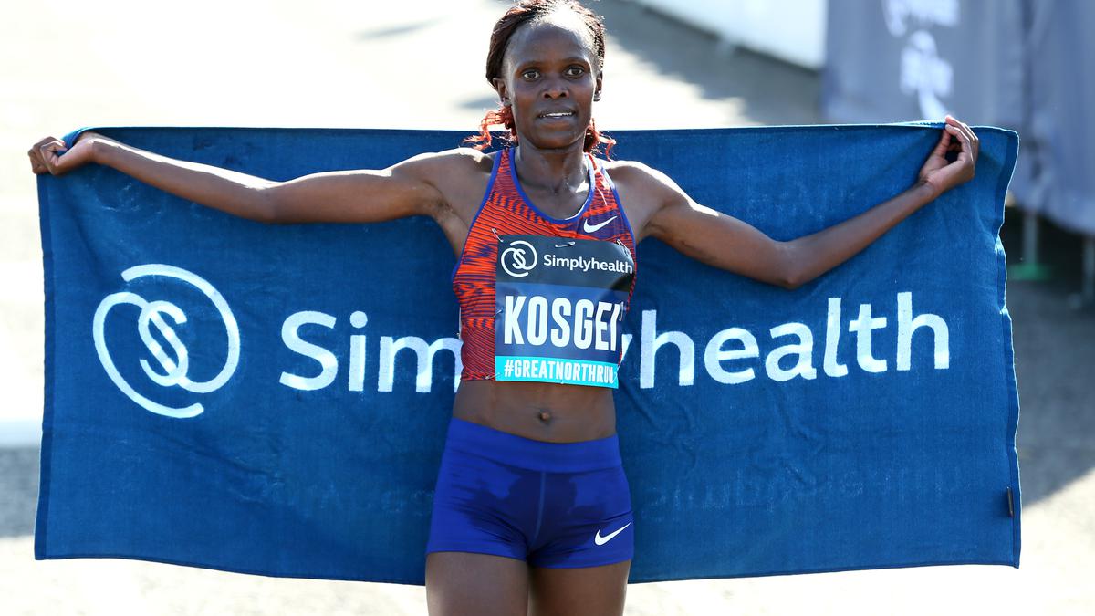 Kenya’s Brigid Kosgei runs fastest-ever women’s half-marathon