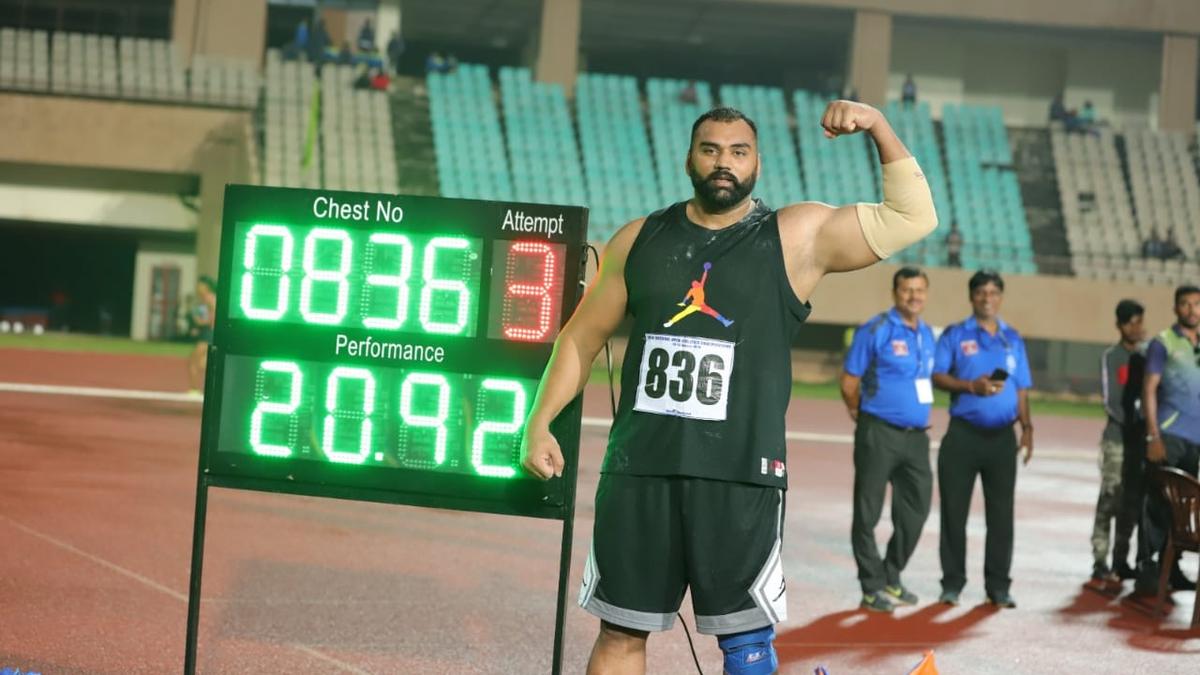 Tajinder Toor breaks national shot put record Sportstar