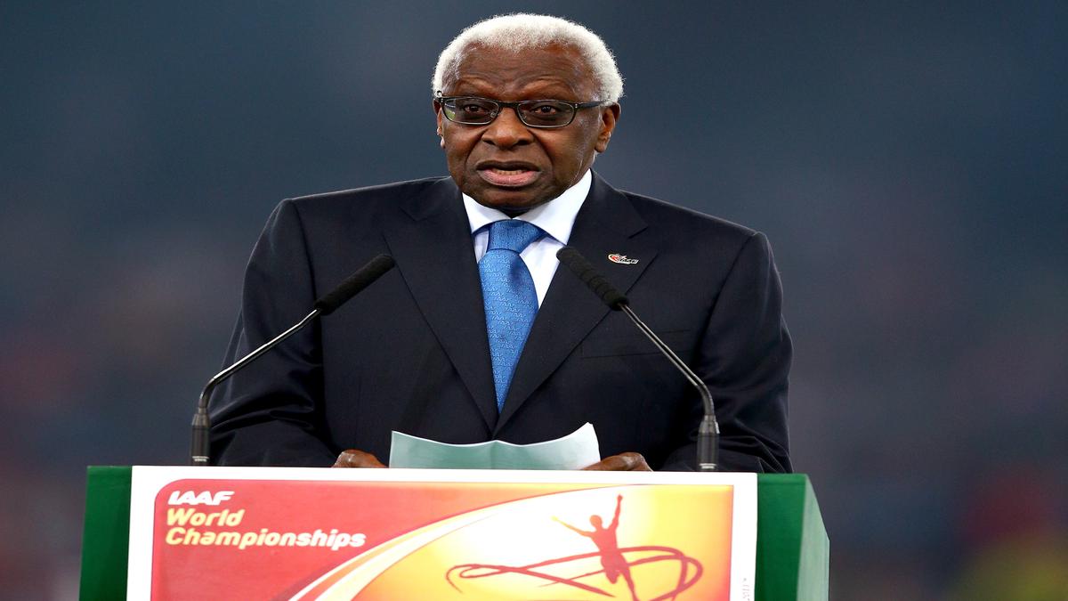 Former IAAF president turns on son at corruption trial