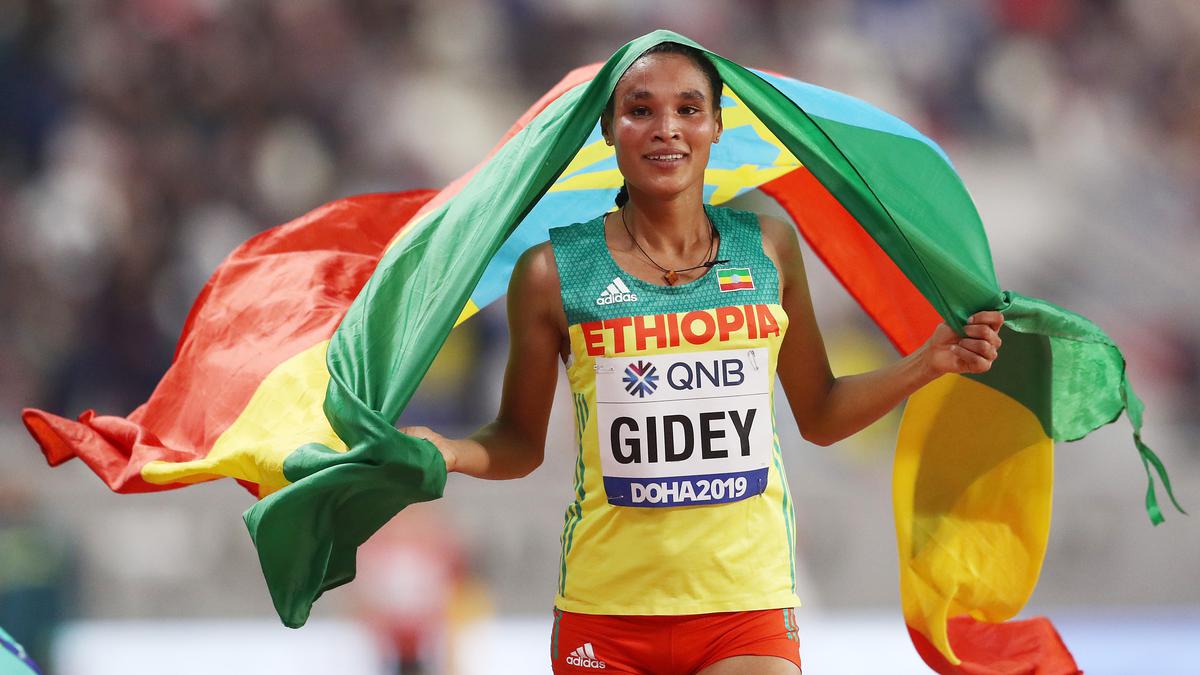 Letesenbet Gidey shatters 10,000m world record