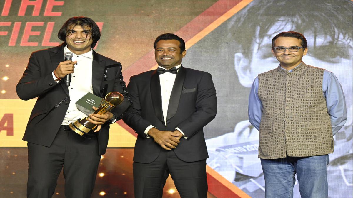 Neeraj Chopra wins Sportsman of the Year (Track and Field) award at Sportstar Aces 2022