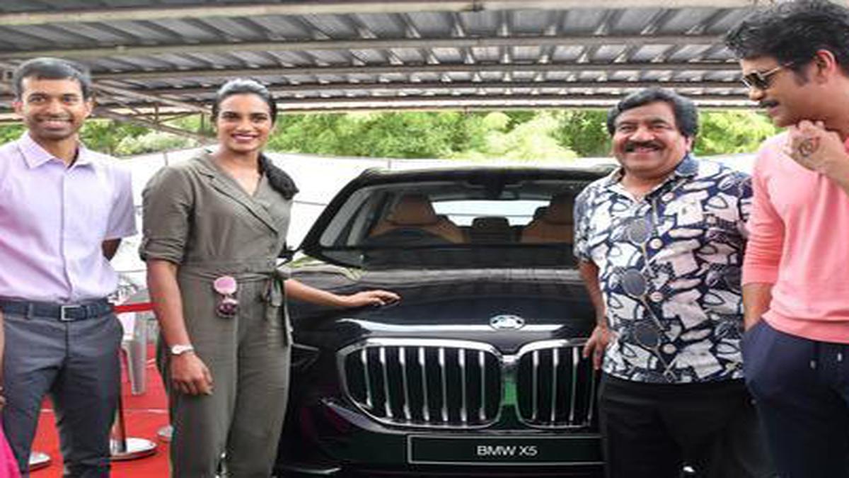 P.V. Sindhu gifted BMW car by Telugu movie star Akkineni Nagarjuna