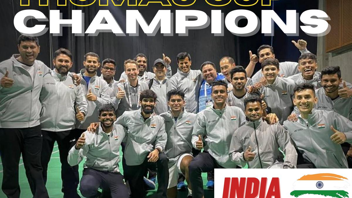 India beats Indonesia 3-0 to win maiden Thomas Cup title, HIGHLIGHTS