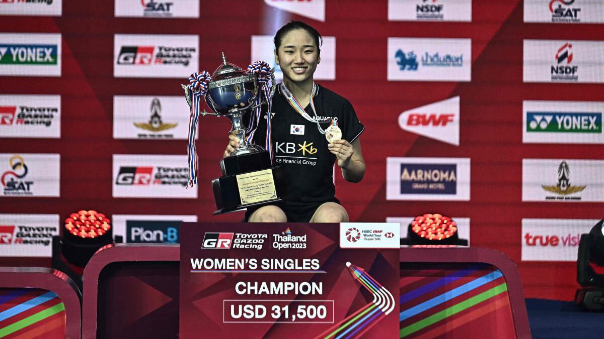 An Se Young defeats He Bingjiao in straight games, claims Thailand Open title