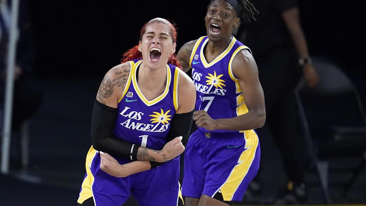 WNBA: Te'a Cooper helps Sparks beat Mystics