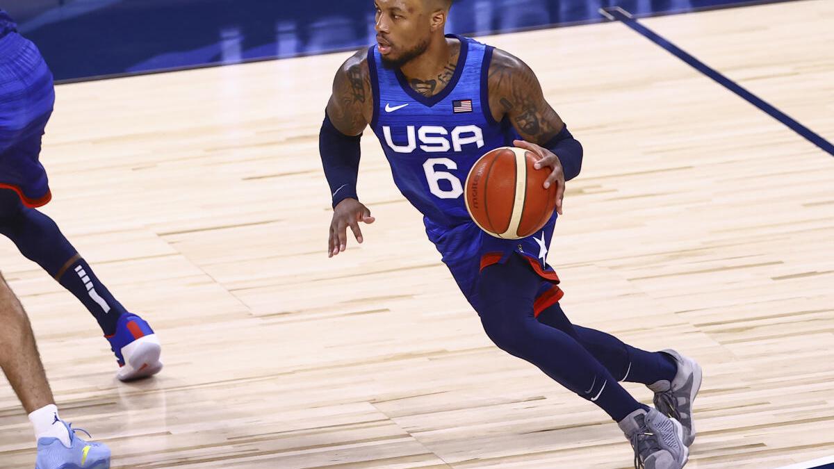 Lillard, Johnson lead U.S. to 83-76 exhibition win over Spain