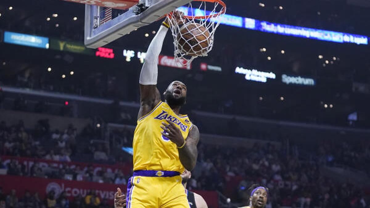 NBA Roundup: LeBron James Scores Season-high 56 In Lakers' Win - Sportstar