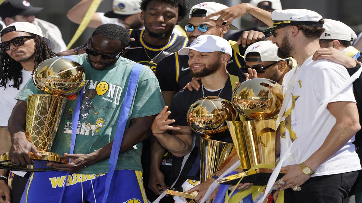 Warriors celebrate NBA title with fourth parade in eight years