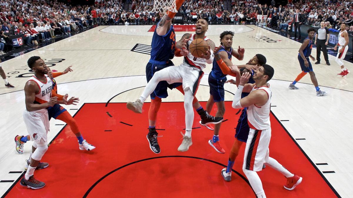 NBA playoffs wrap: Damian Lillard sank a three-pointer on the