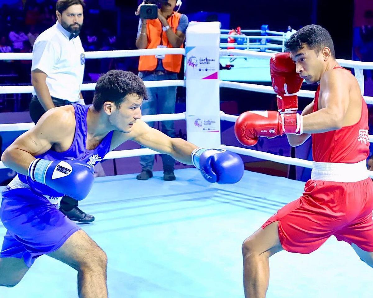 National Games 2022: Akash Sangwan topples Shiva Thapa, enters 67kg boxing final