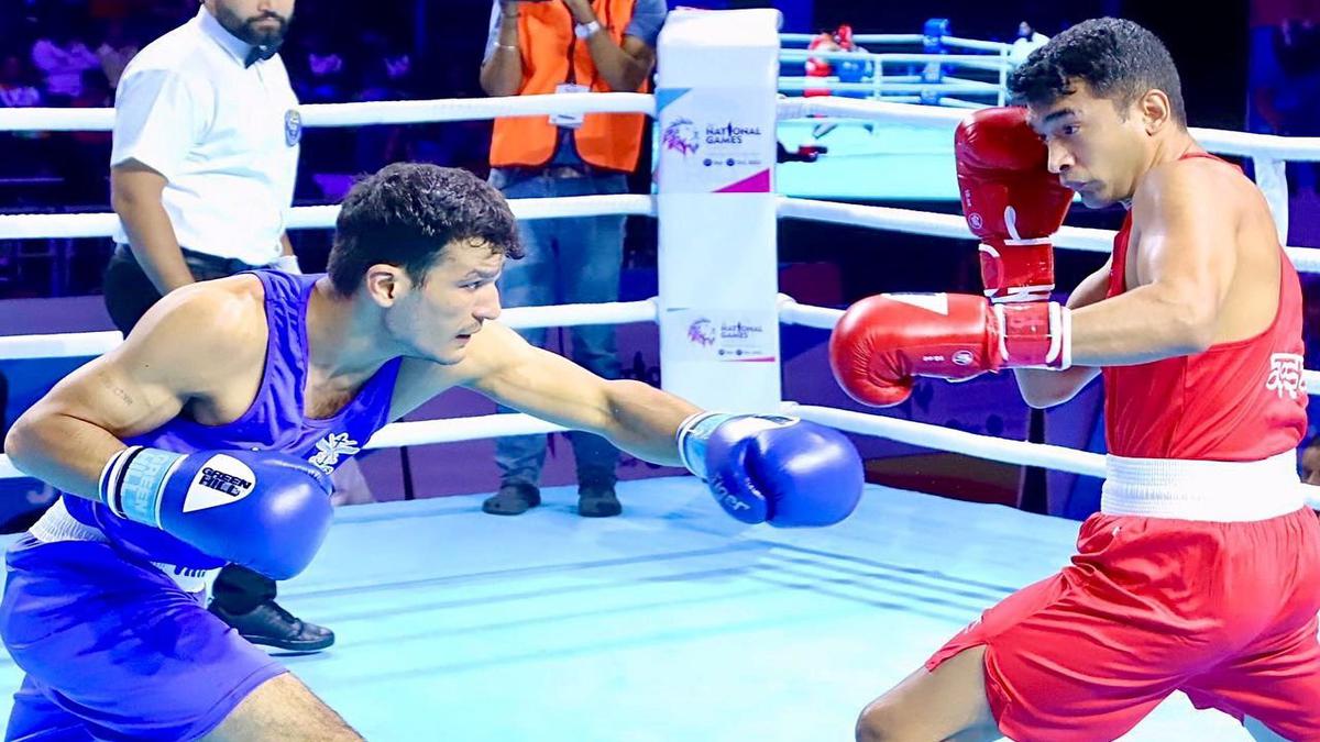 National Games 2022: Akash Sangwan topples Shiva Thapa, enters 67kg boxing final