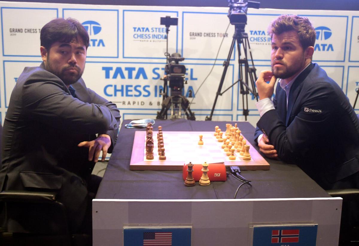 Carlsen relief as he beats Giri on Day 1 of the Chessable Masters Final