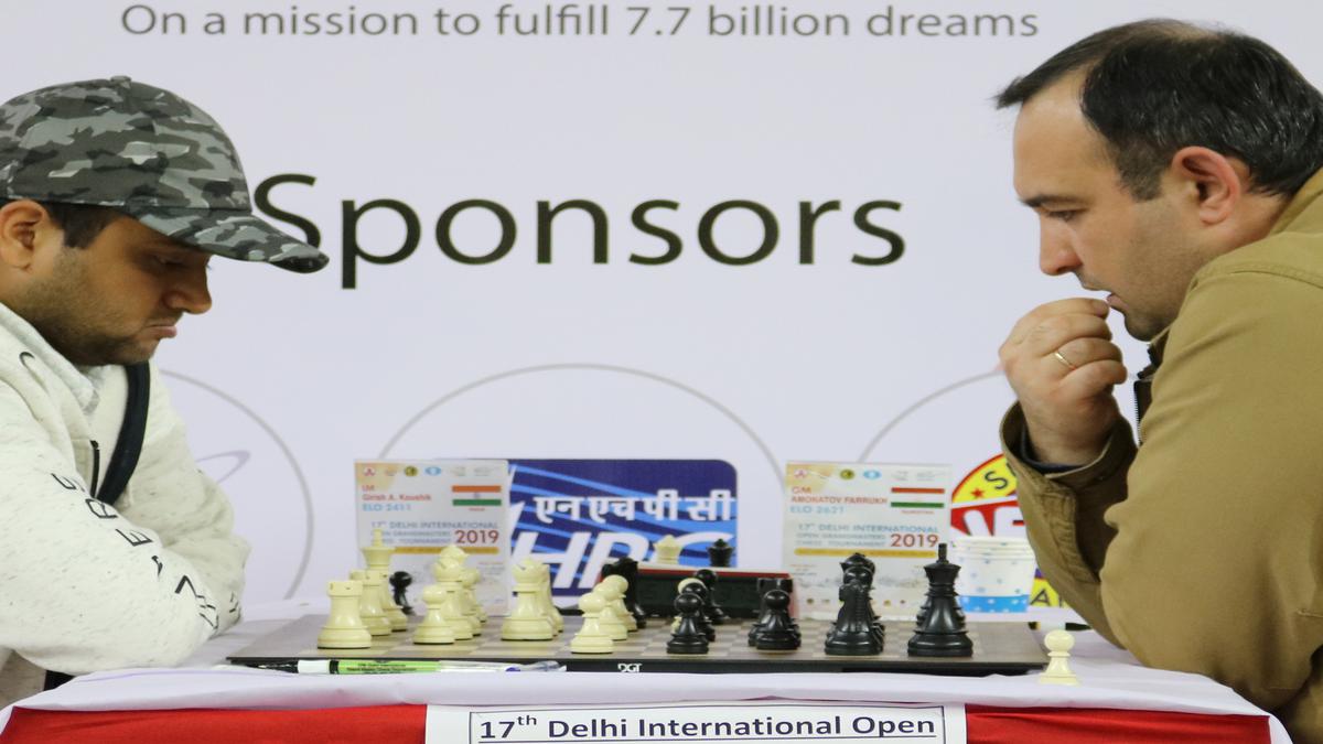 Delhi International Open chess: Girish holds top seed Amonatov; leading Indians struggle