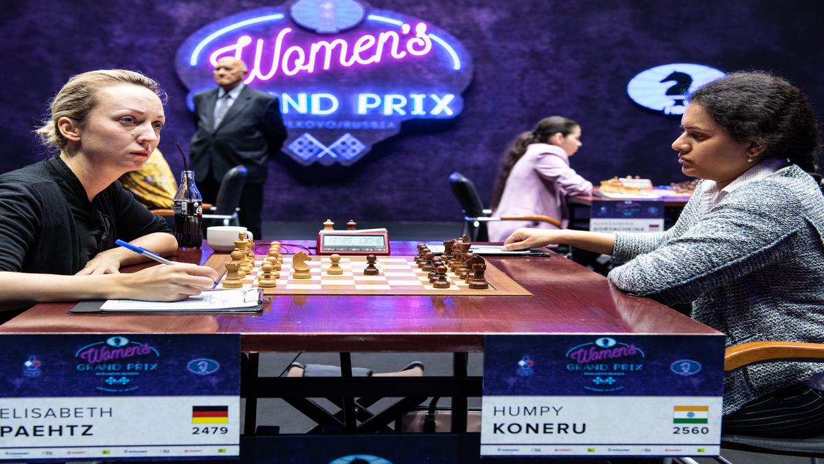 Chess: India's Dronavalli Harika holds Pia Cramling to a draw in Fide  Women's Grand Prix opener