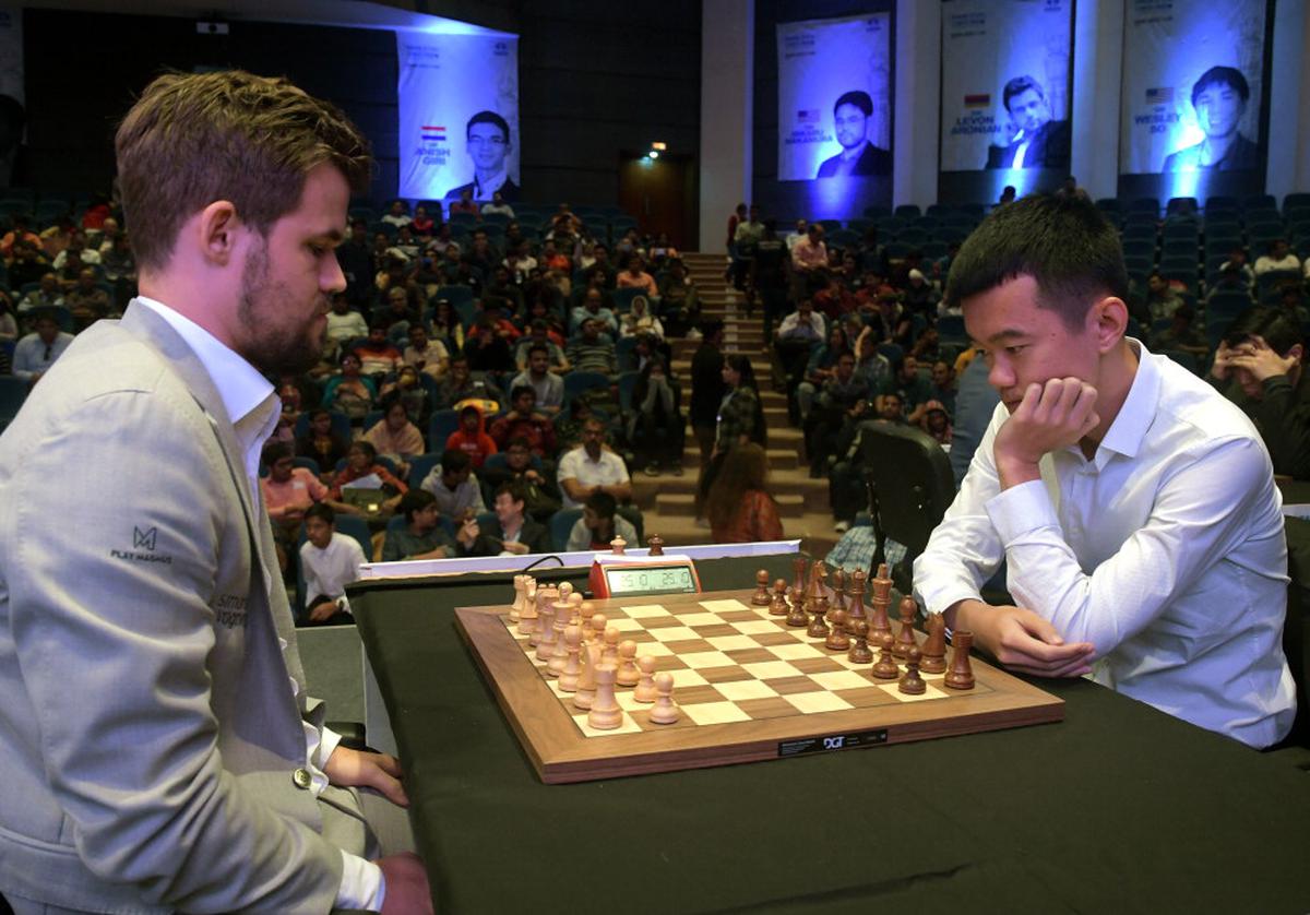 Carlsen relief as he beats Giri on Day 1 of the Chessable Masters Final