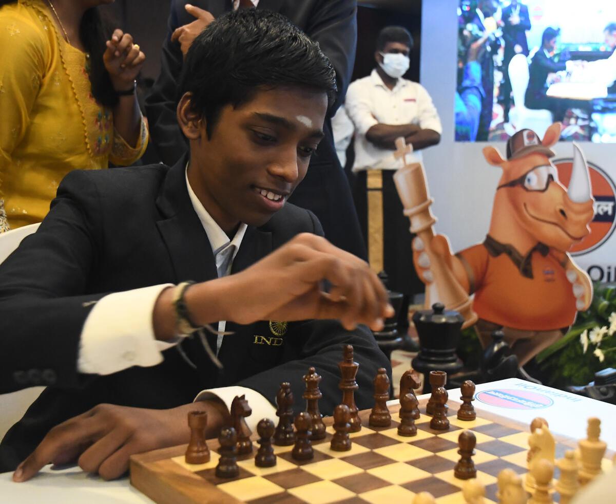 Chessable Masters final: Indian GM Praggnanandhaa loses to Ding Liren in  tie-break