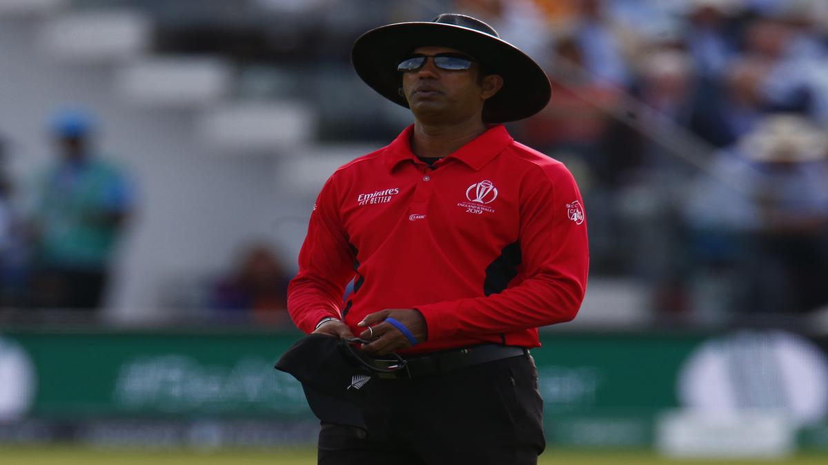 CARDIFF, WALES. 08 JUNE 2019: Umpire Kumar Dharmasena during the