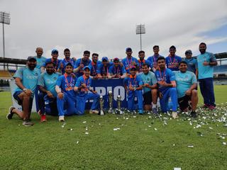 India jersey with new sponsor logo unveiled in Dharamsala