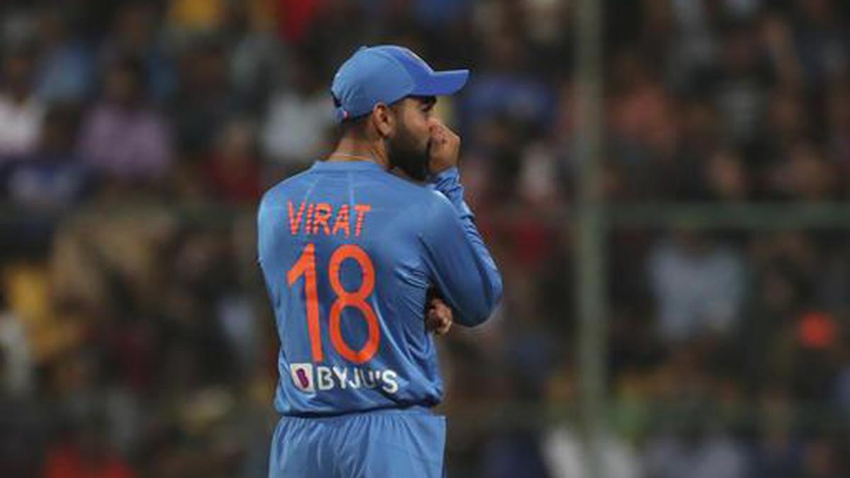 Kohli given demerit point for 'inappropriate physical contact'