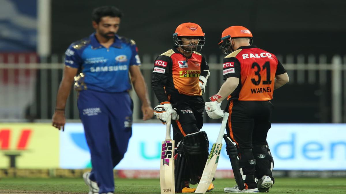 SRH vs MI, IPL 2020: Warner, Saha's century stand takes Hyderabad into the Playoffs with a 10-wicket win