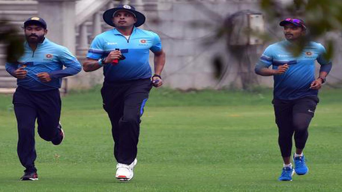 Syed Mushtaq Ali Trophy Live Score: Sreesanth wicket Sanju Samson Kerala chase vs Puducherry Goa vs Maharashtra