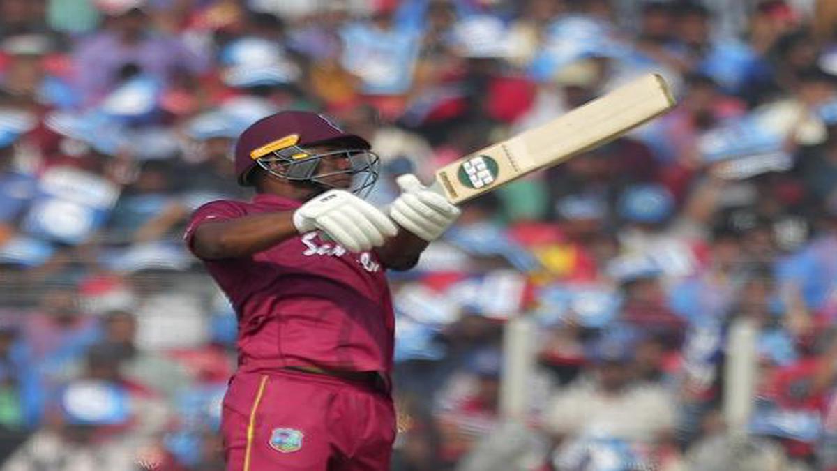 Evin Lewis scores ton, West Indies pips Sri Lanka in thriller