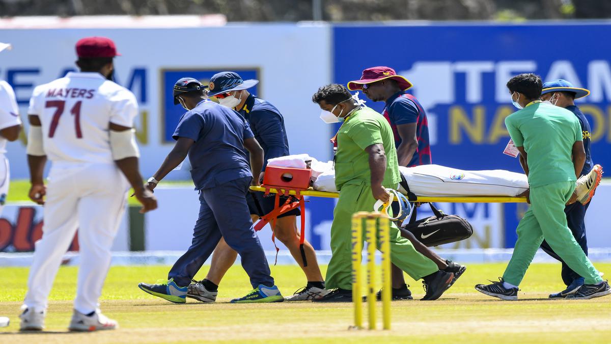 West Indies’ Solazano taken to hospital