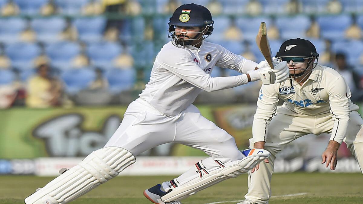 India vs New Zealand: Shreyas Iyer scores hundred on Test debut