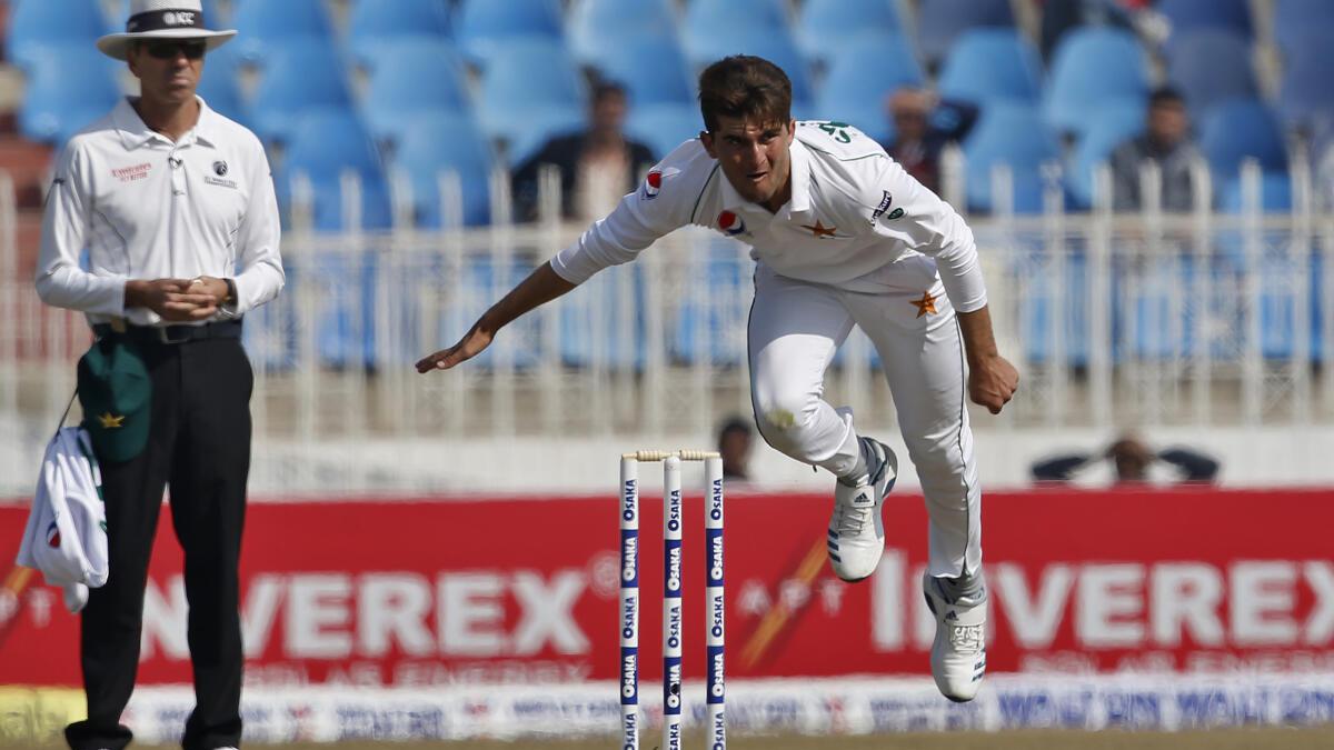 Pakistan sets Windies 329 to win test after Shaheen claims six