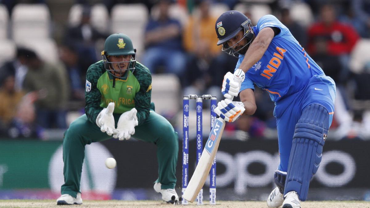 World Cup IND vs SA: Rohit Sharma slams century against South Africa