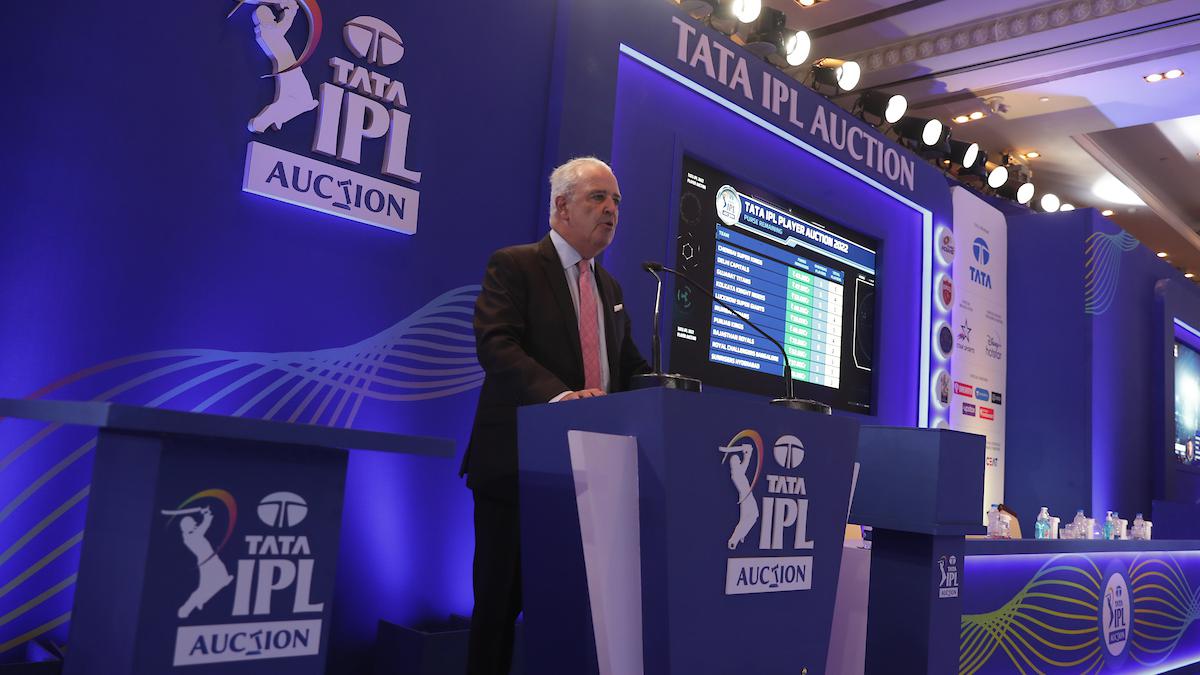 IPL Auctioneer Hugh Edmeades Fine After Collapsing During Bidding ...