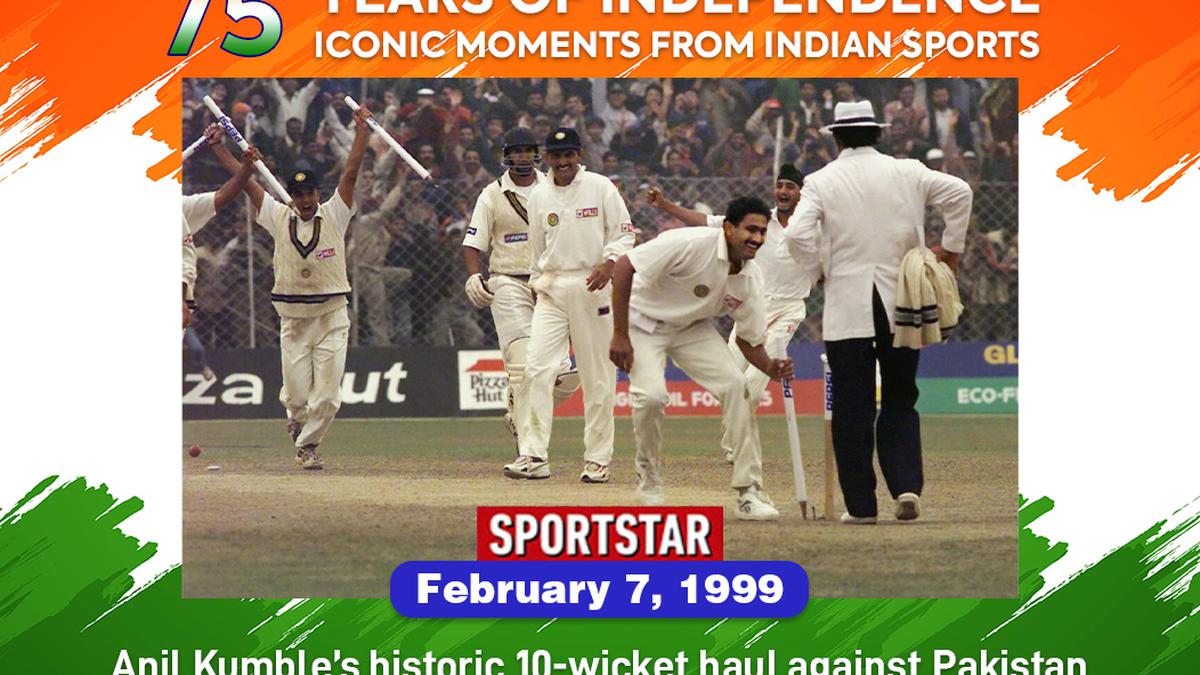 75 years of independence, 75 iconic moments from Indian sports: No 55 - February 7, 1999: Anil Kumble’s historic 10-wicket haul against Pakistan