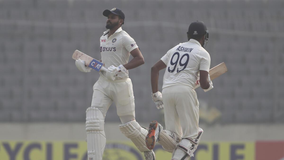 India beats Bangladesh by 3 wickets in second Test, wins series 2-0