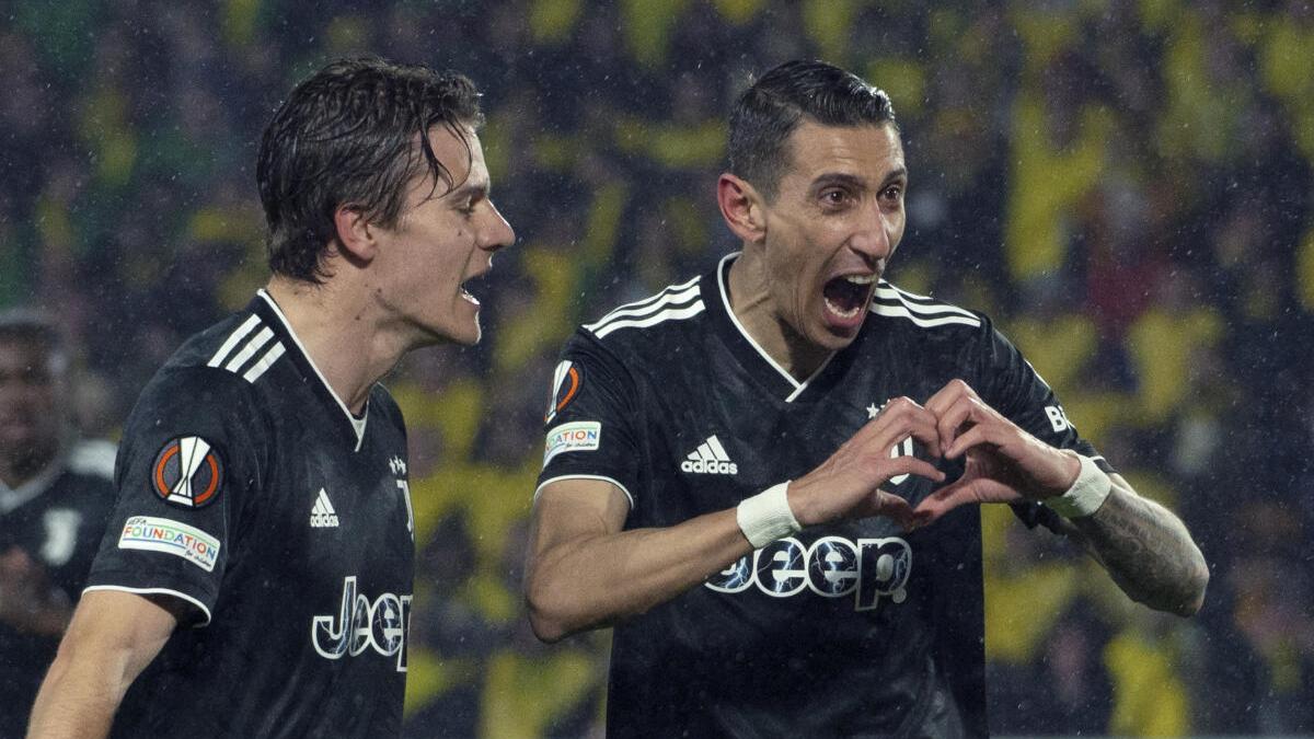 Europa League: Angel Di Maria scores hat-trick as Juventus beats Nantes to advance into last 16