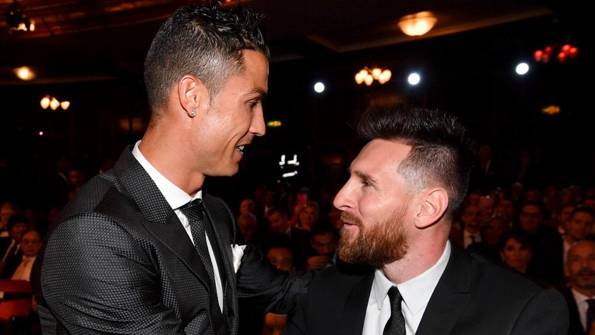 Picture of the century as Lionel Messi and Cristiano Ronaldo