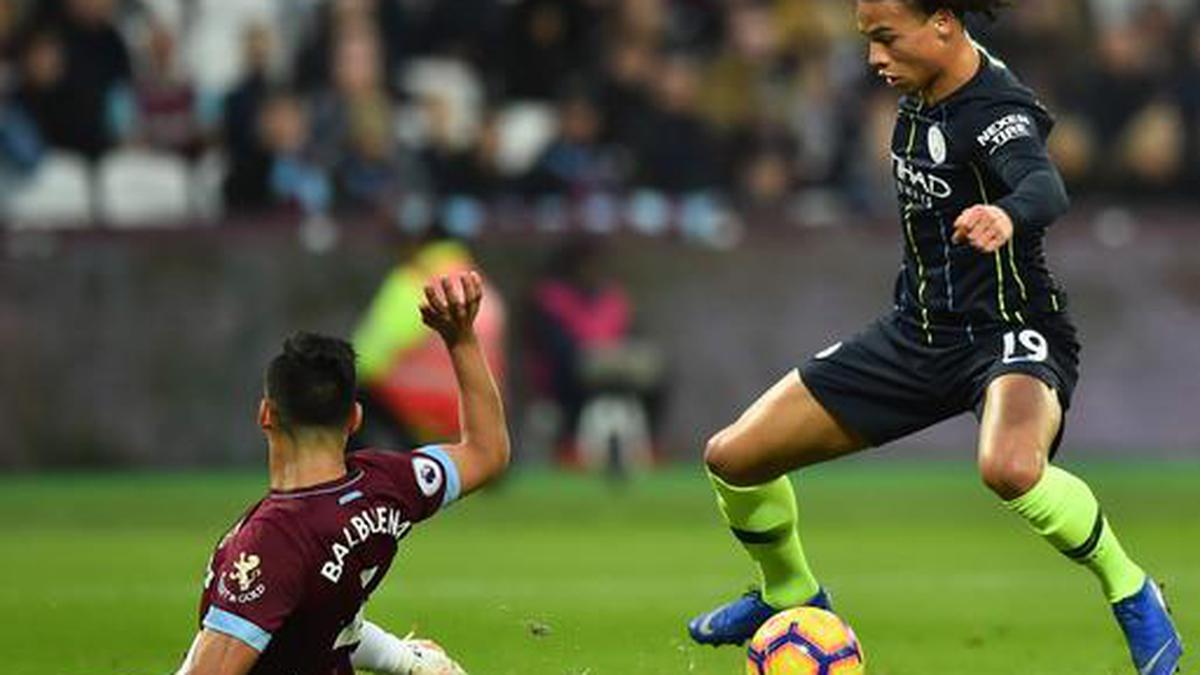 Premier League: Sane scores brace in Man City's 4-0 drubbing of West Ham