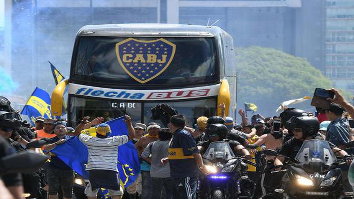 Argentina president to bring new law after Boca Juniors team bus attacked before Copa Libertadores final