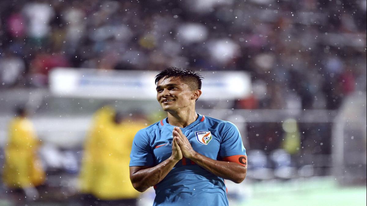 Sunil Chhetri conferred with Football Ratna honour by Football Delhi president Shaji Prabhakaran