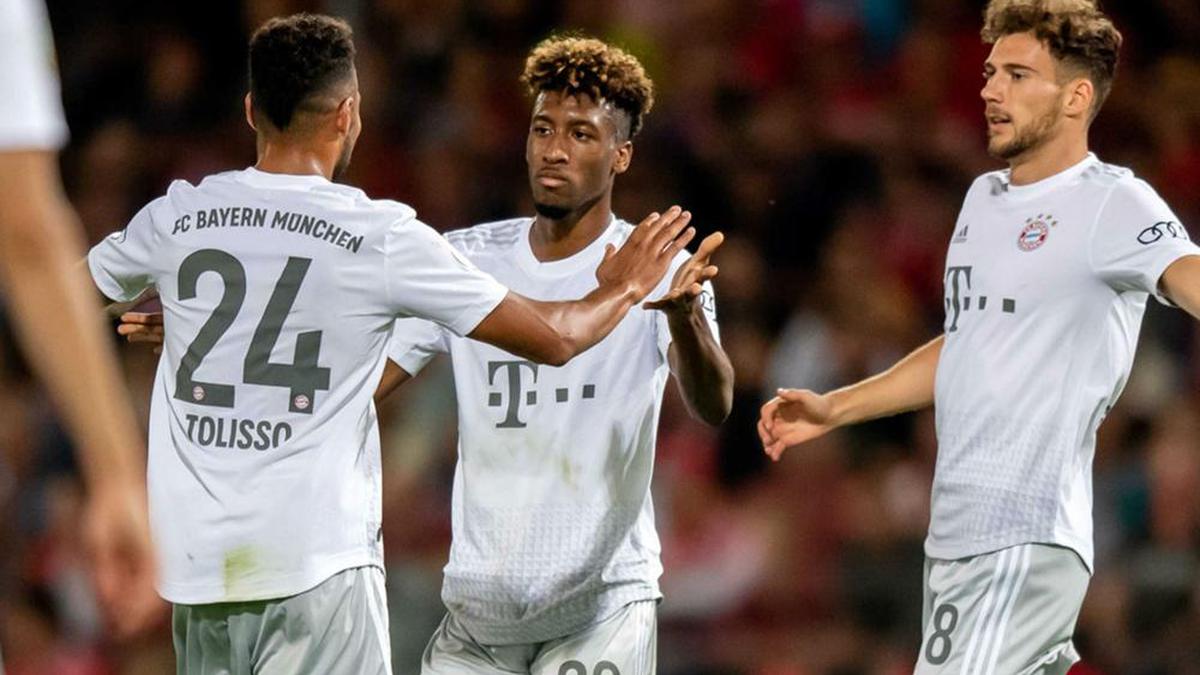 Coman dazzles in routine Pokal win for Bayern Munich