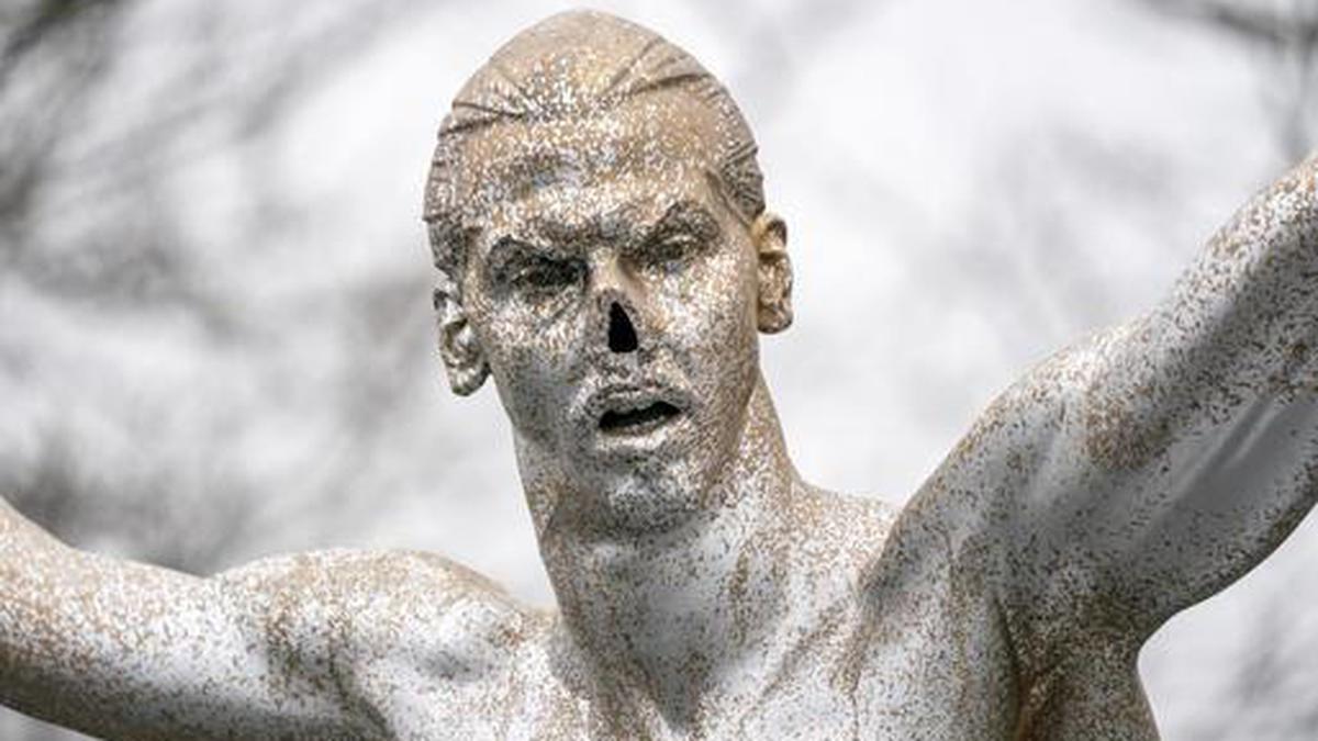 Zlatan Ibrahimovic statue in Malmo gets vandalised