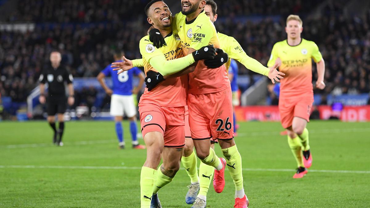 Gabriel Jesus seals 1-0 win for Man City against Leicester City