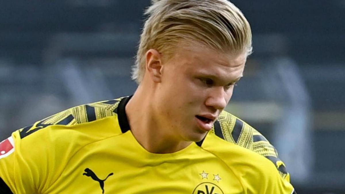 Dortmund hopeful over Erling Haaland knee injury