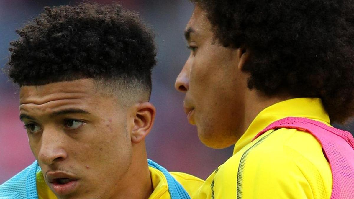 Jadon Sancho one of this generation's best, says Axel Witsel