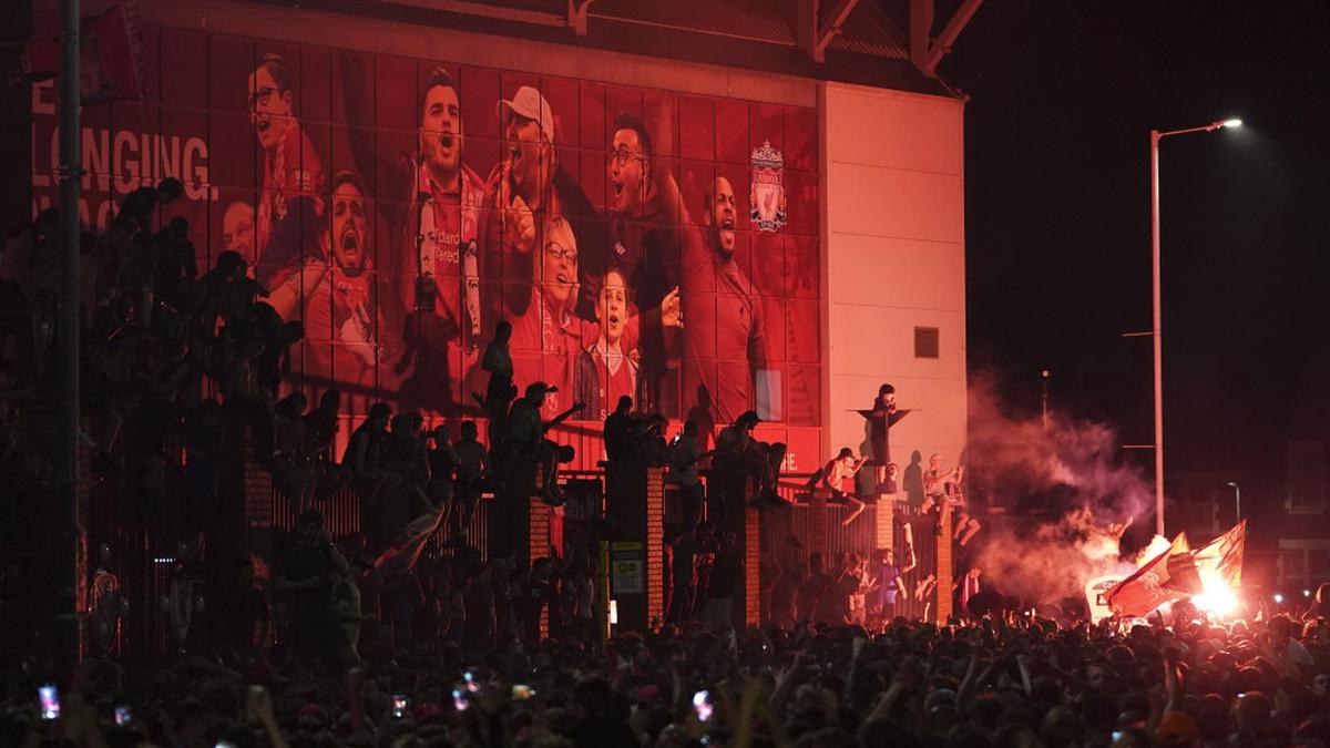 Liverpool police warn of virus threat after Anfield party