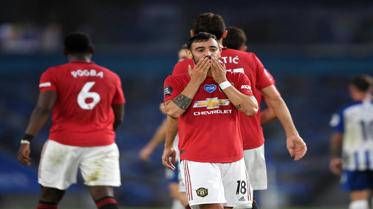 Premier League: Fernandes brace steers Man United to win at Brighton