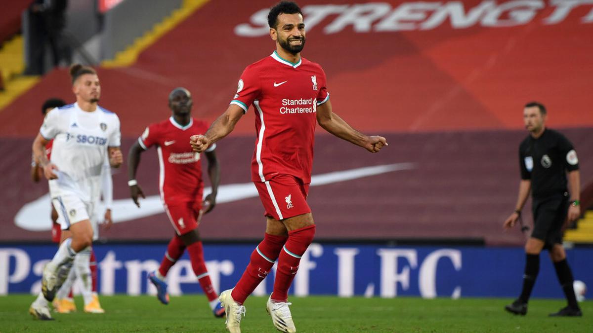 Salah hits hat-trick as Liverpool outguns impressive Leeds